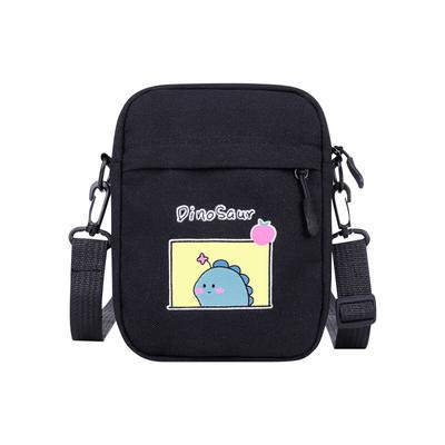 Small Square Bag Summer Vintage Girl Crossbody Bag Canvas Cute Student Japanese Internet Red Shoulder Bag