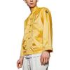 Li-Ning Badfive Serie Baloncesto Cárdigan Manga Larga Chaqueta Holgada Hombre Ropa Exterior Amarillo AJDQ145-2