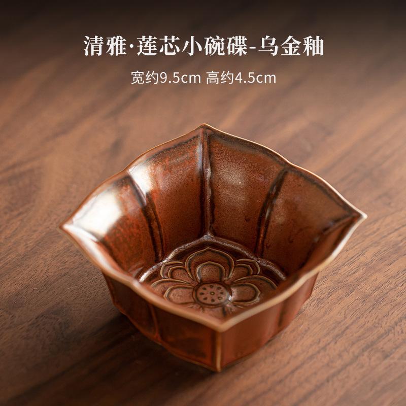 Elegante Lotus-Kern-Quadrat-Obstschalen Japanische Süßspeisenplatte Obstschalen Kuchen-Display-Ständer Serviertablett Cafés Dekoration Handwerk