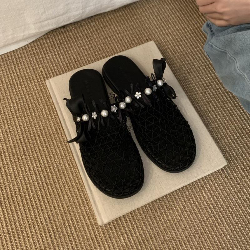 

Новый дизайн нишевые сетчатые балетки Мэри Джейн женская обувь балетки новая обувь одинарная обувь 35 чёрный