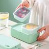 Japanese-style Student Lunch Container Microwavable Food Storage Box  Outdoor