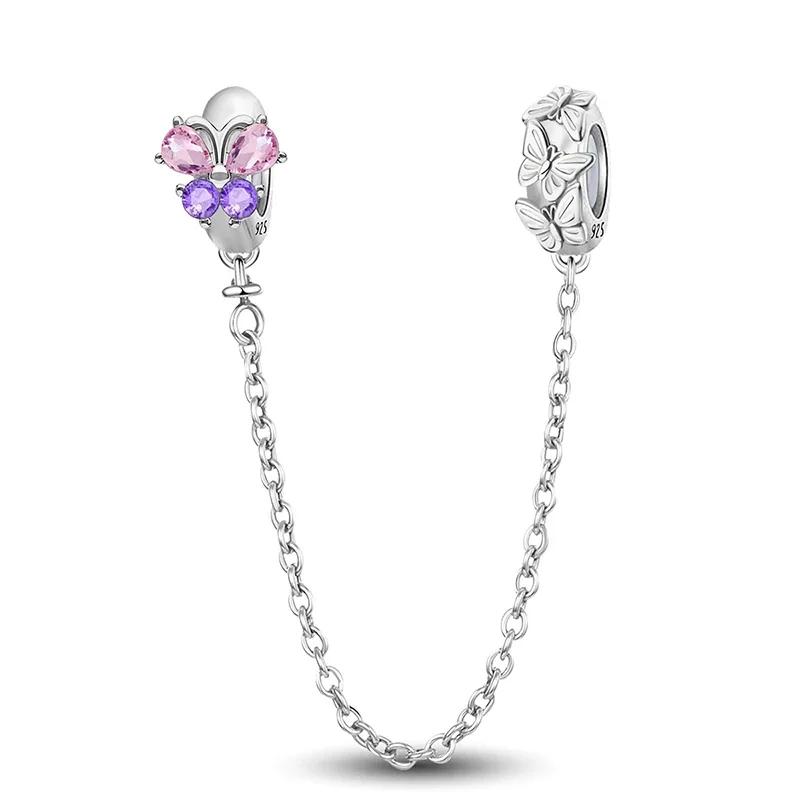 Copper Flower Butterfly Cherry Love Heart Charms Bead Fit Diy Bracelet Making Gift Of High Quality Fine Jewelry