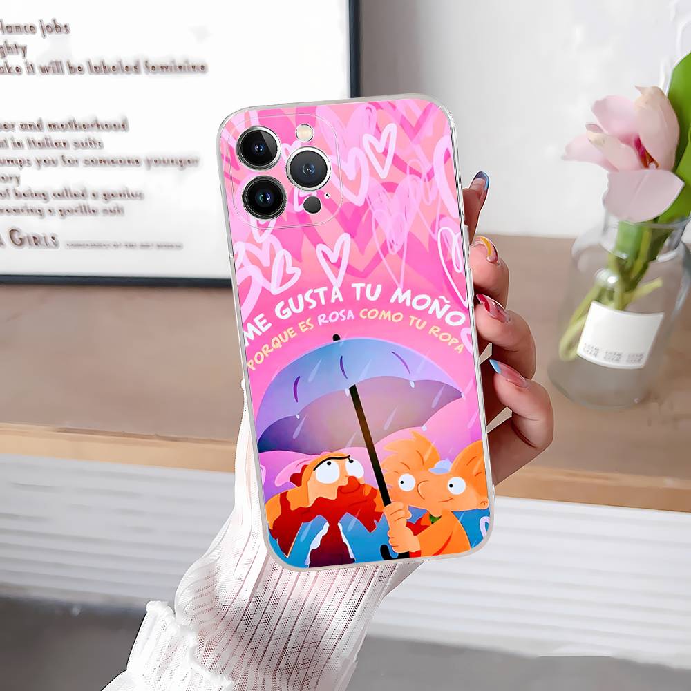 Hey A_Arnolds Cartoon For IPhone 17 16 16e 15 14 13 12 11 Pro Max Mini Plus Phone Case