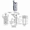 Push Button Access RV Hatch Locks Zinc Alloy Lever Push Button Latches  Camper