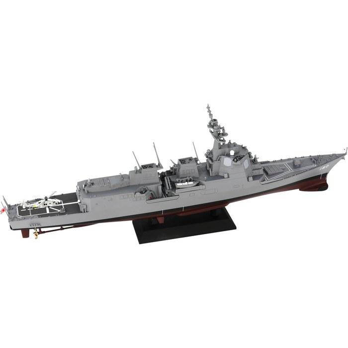 Pit Road 1/700 Skywave Series Maritime Self-Defense Force Escort Ship DDG-180 Haguro with Flag, Flagpole, and Ship Name Plate Etching Parts