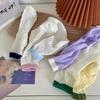 Korean Style Summer Thin Mesh Mid-Tube Cotton Socks In Pastel Colors