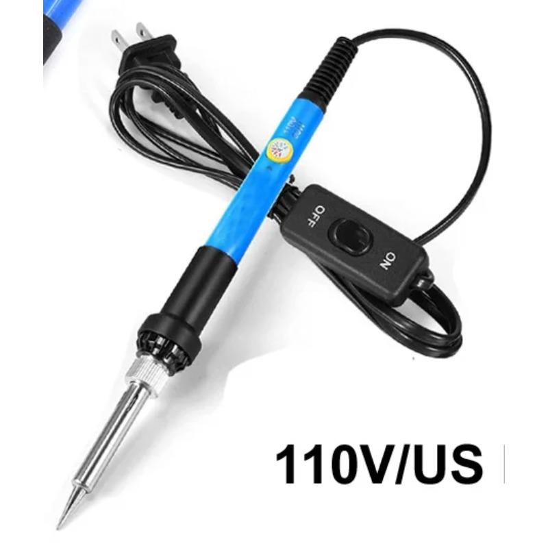 Fer à souder électrique à température réglable 60 W 220 V 110 V, outil de réparation de téléphone portable, pointe de fer à souder 900 m