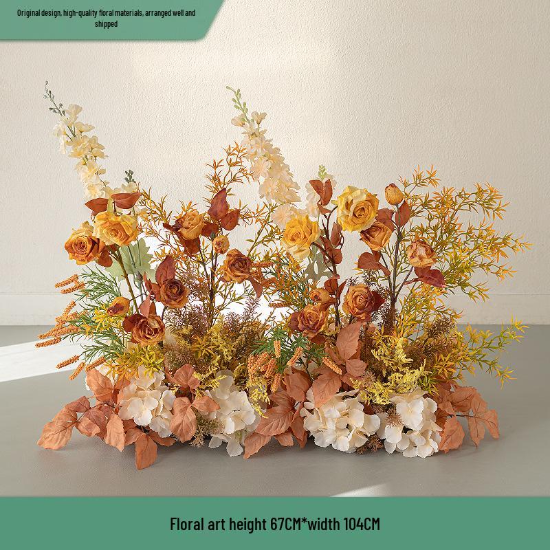 Retro Pastoral Artificial Autumn Flowers for Home, Hotel, Mall, and Outdoor Decor