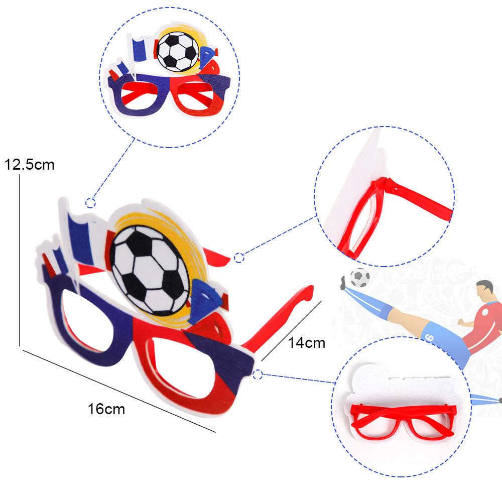 Football glasses, football league, bar clubs, party decorations, props, World Cup fan supplies