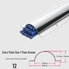 stainless steel no. 7 (1.2mm thickened)