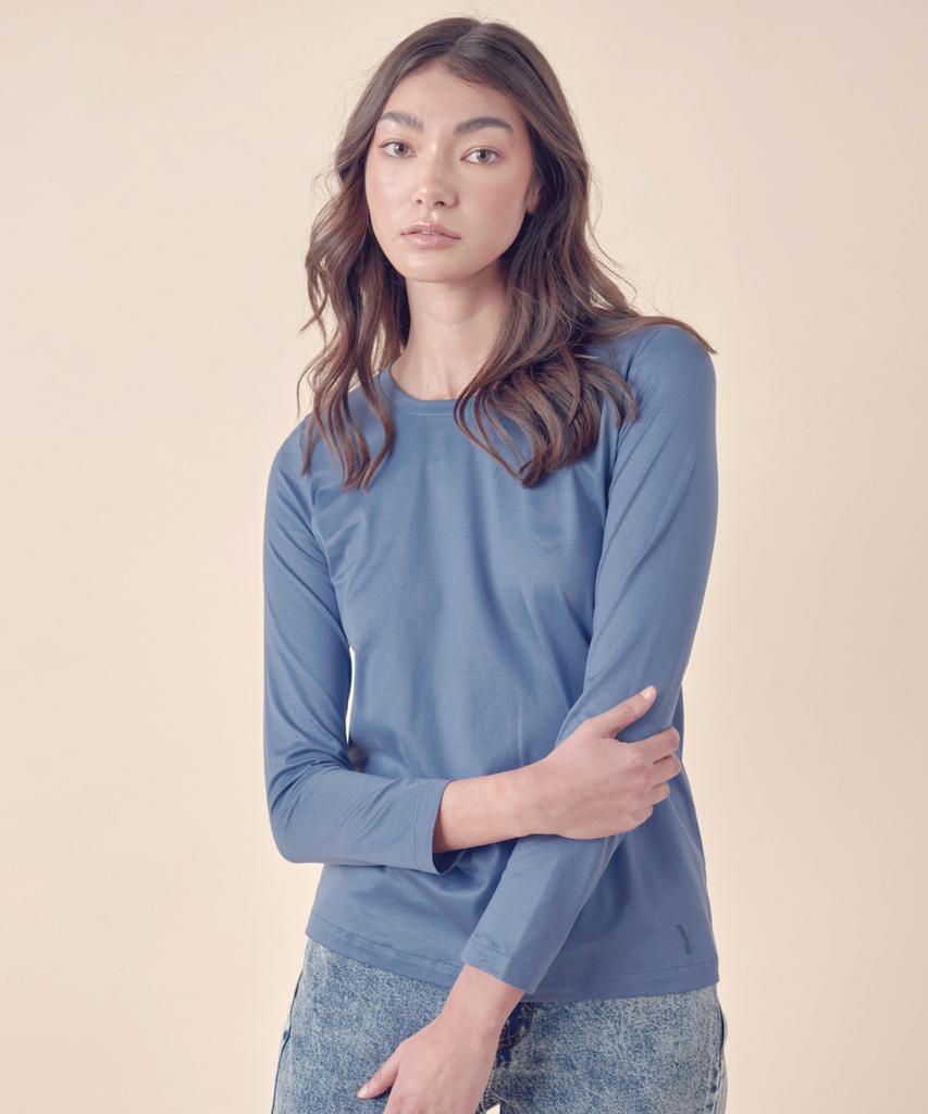 Y Jack W_Classic & Basic Fit Slim Long Sleeve T-Shirt (155Gsm) Kljt1216L