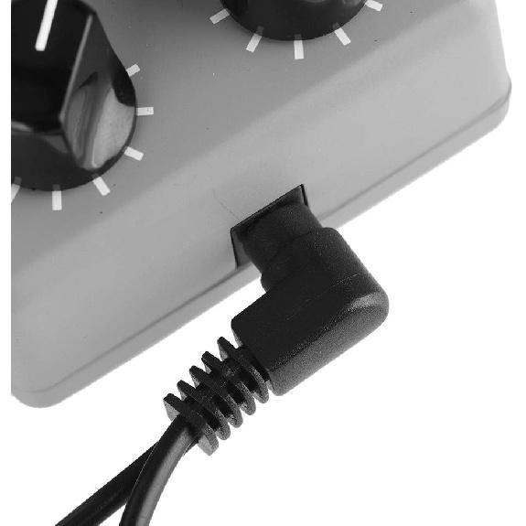 9V DC 4 Way Bend Angle Plug Daisy Chain Power Cable for Guitar Pedals