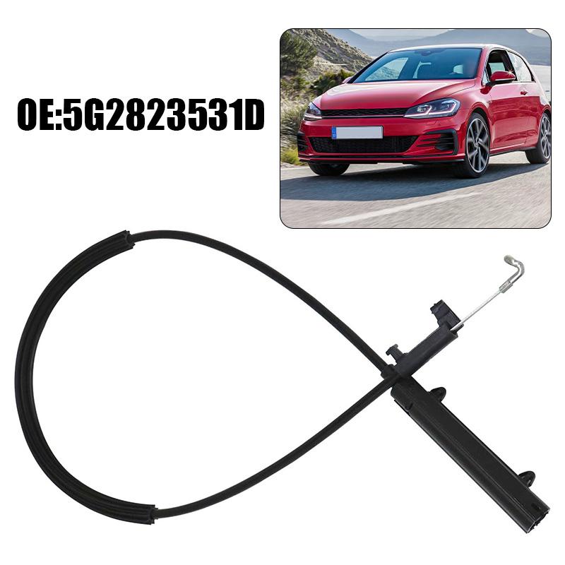 Car Bonnet Hood Release Cable RHD Right Hand Drive Black Bonnet Telease Cable For VW Golf Mk7 13-18 VW Passat 15-18 5G2823531D