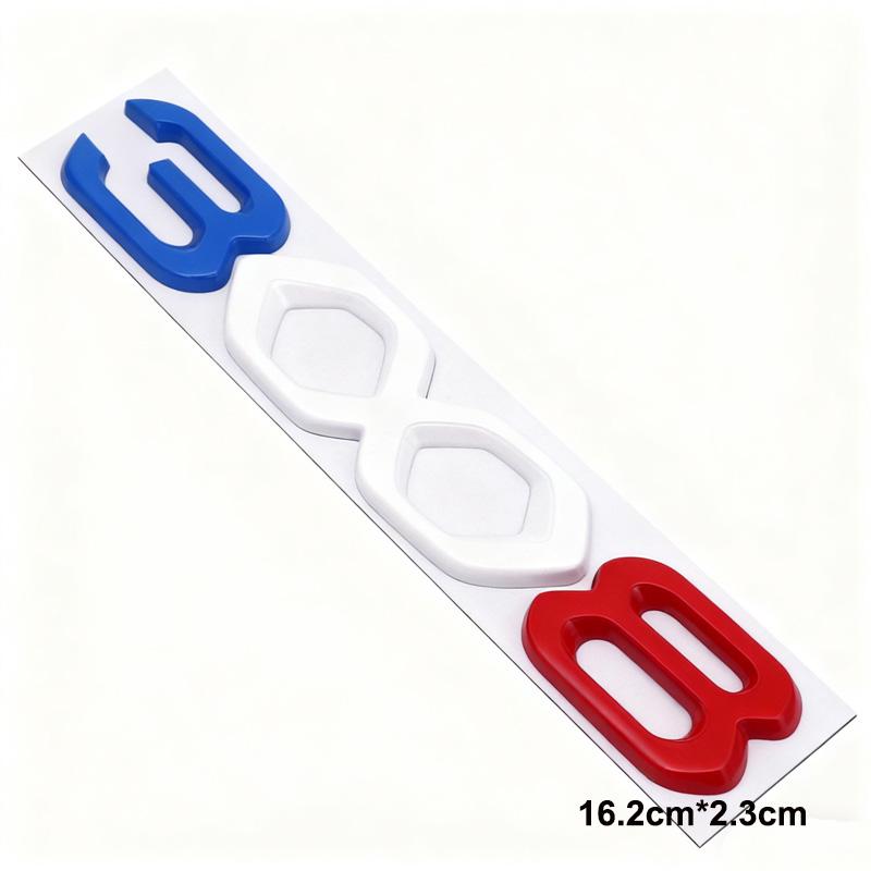 VZQR9 3D Metal Car Trunk Decoration Sticker For Peugeot 2008 3008 5008 Retrofit Upgrade Accessory