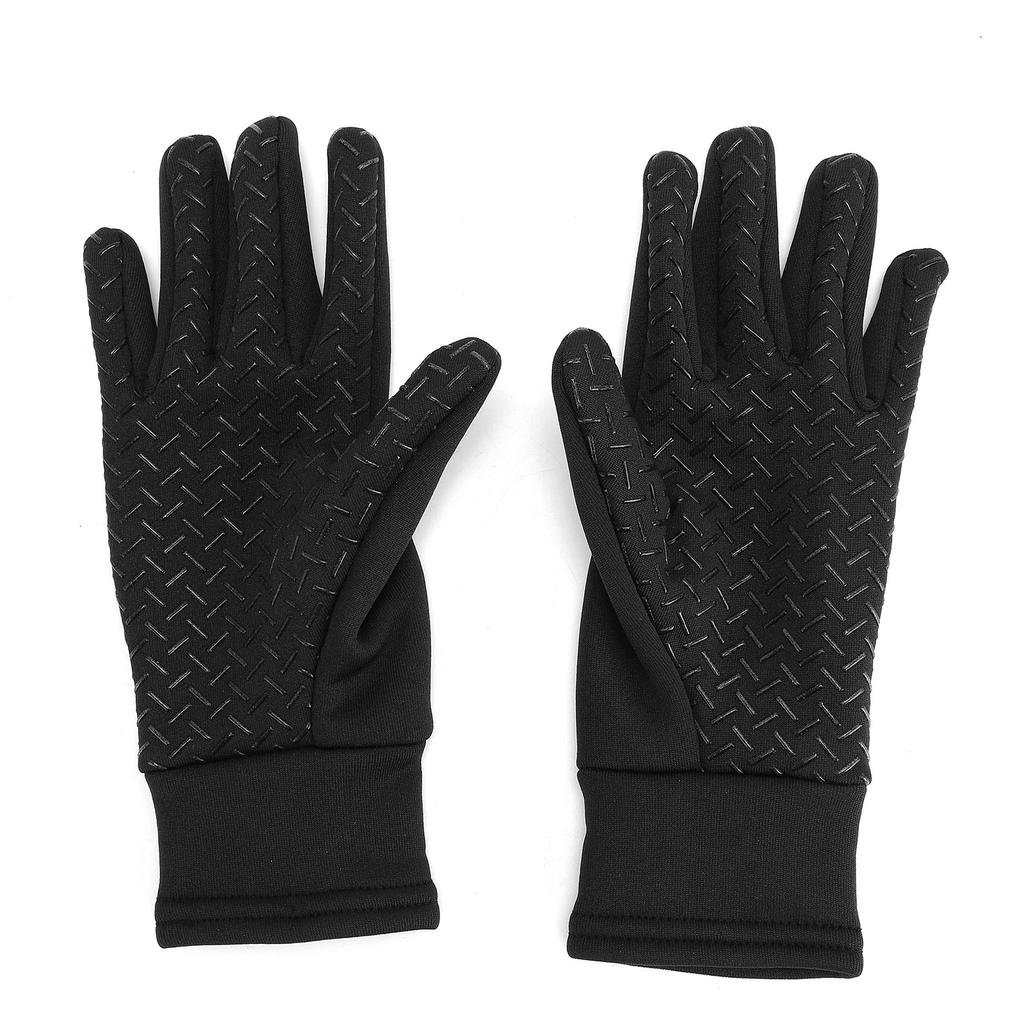 1 Pair Horse Riding Gloves Polyester Silicone Anti Slip Palm Thermal Professional Horseback Riding G