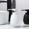 Schaum-Handdesinfektionsmittelflasche, einfacher Seifenspender aus Harz, Badezimmer-Duschgel-Fülldruckflasche, Badezimmerzubehör für Zuhause