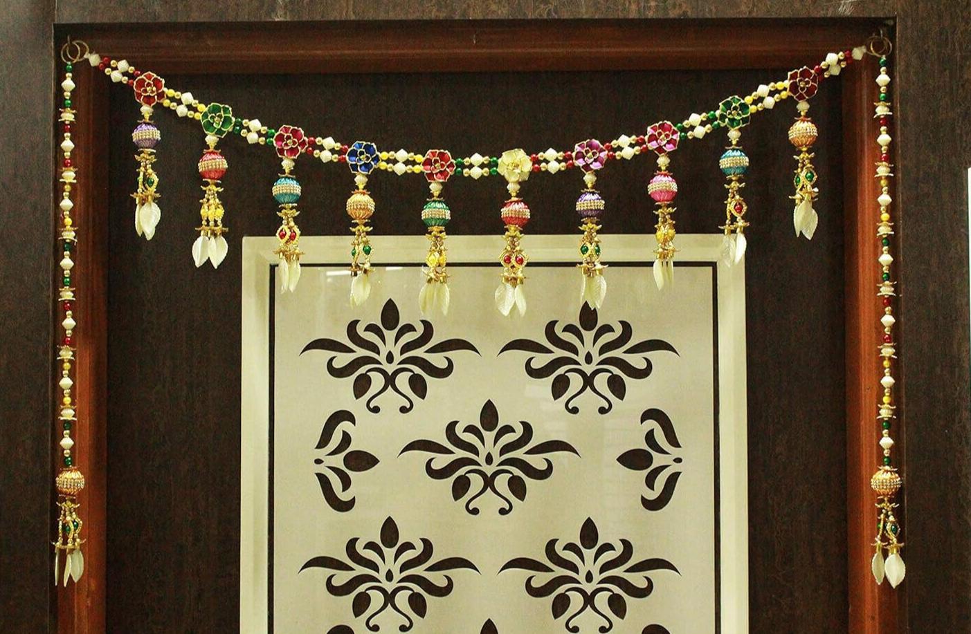 @ Indian Traditional Plastic Door Hanging Multicolour Zr510-60%Off