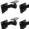 4Pcs Adjustable Handrail Brackets Swivel Hand Rail Iron Heavy Duty Sturdy Versatile for