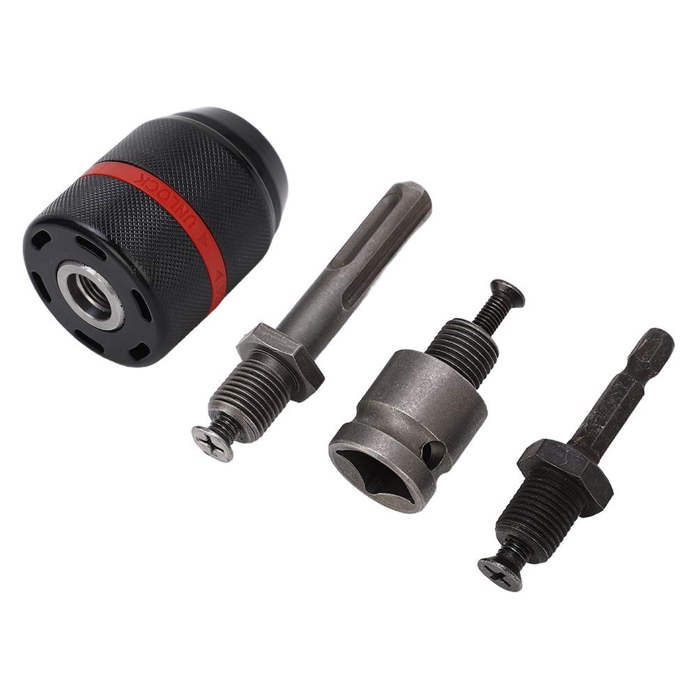 1/2-20UNF Mount Keyless Drill Chuck 2-13mm Capacity Quick Change Chuck For Hammer Drill