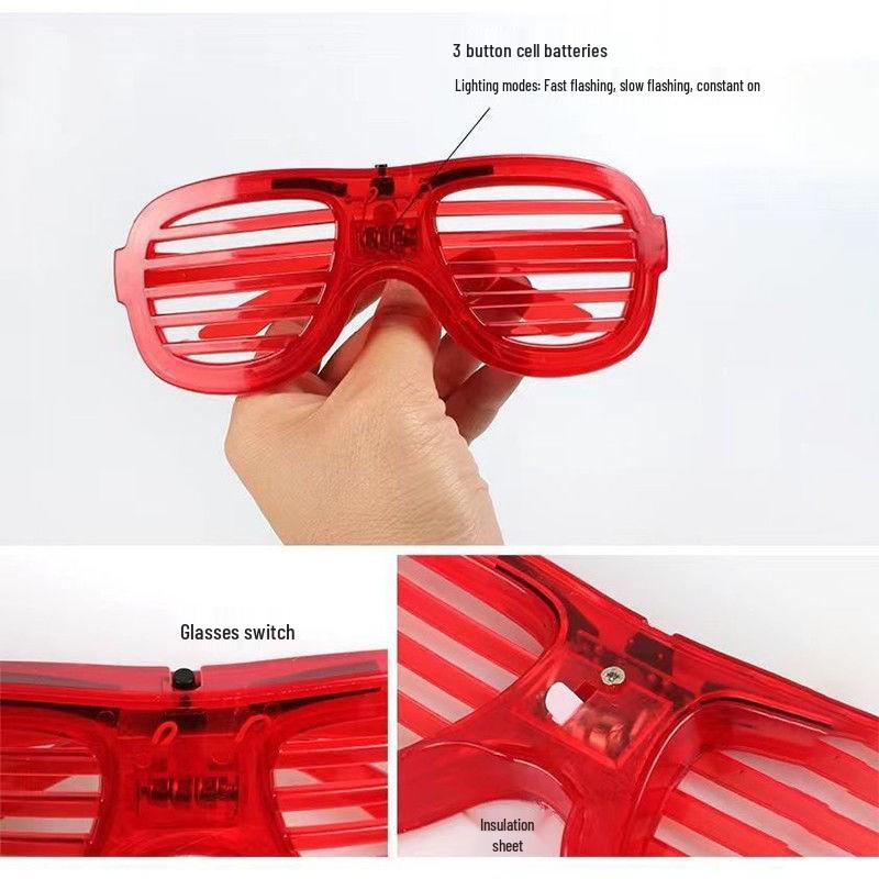 Heart Light-Up Glasses for Kids - Flashy Concert, Club, and Party Toy