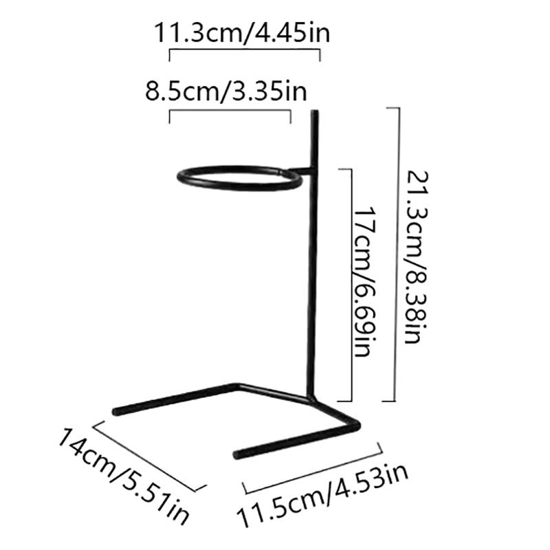 Übergießen Kaffeeregal Kaffeemaschine Tropffilter Tassenregal Ständer Brewer Halter Handtropfhalterung Übergießen Tropfer Maker Tropf