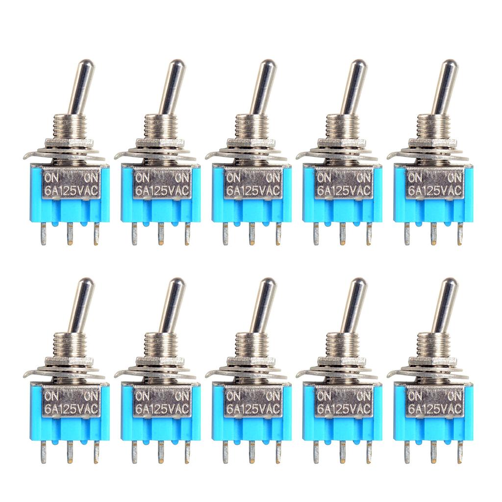 Versatile 3 Pin 3 Mode MTS-103 Ature Toggle On F Knob Switch Electronic Gadget for Car Electronics Auto Part