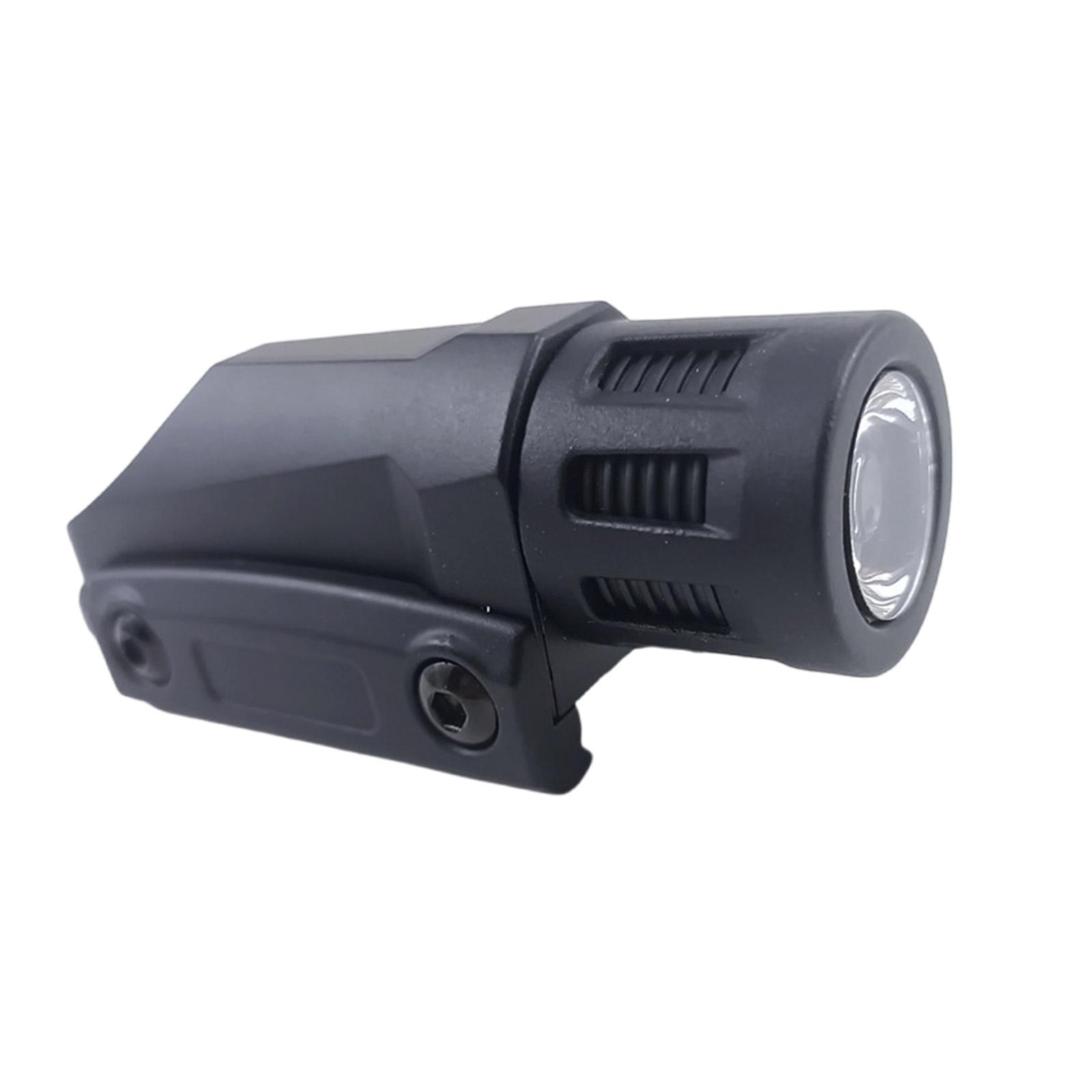 

Ліхтарик для полювання та спорту на відкритому повітрі, регульований, компактний, з кріпленням для зброї, іграшковий ліхтар для пістолета, підходить для планок 20 мм, міцний A
