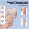 Patella Kneecap Band Adjustable Silicone Knee Tendon Strap Protector Knee Pad Shock Absorption Running Sports Gym Knee Support