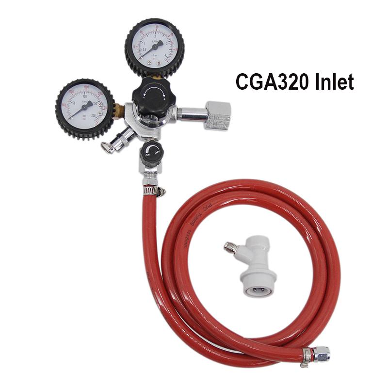 Co2 Regulator on Ball Lock Disconnect