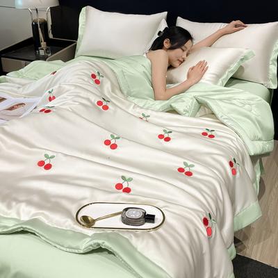 New Class A Soybean Fiber Xia Liang Quilt Air Conditioner Quilt Single Double Machine Washable Summer Four-piece Thin Quilt