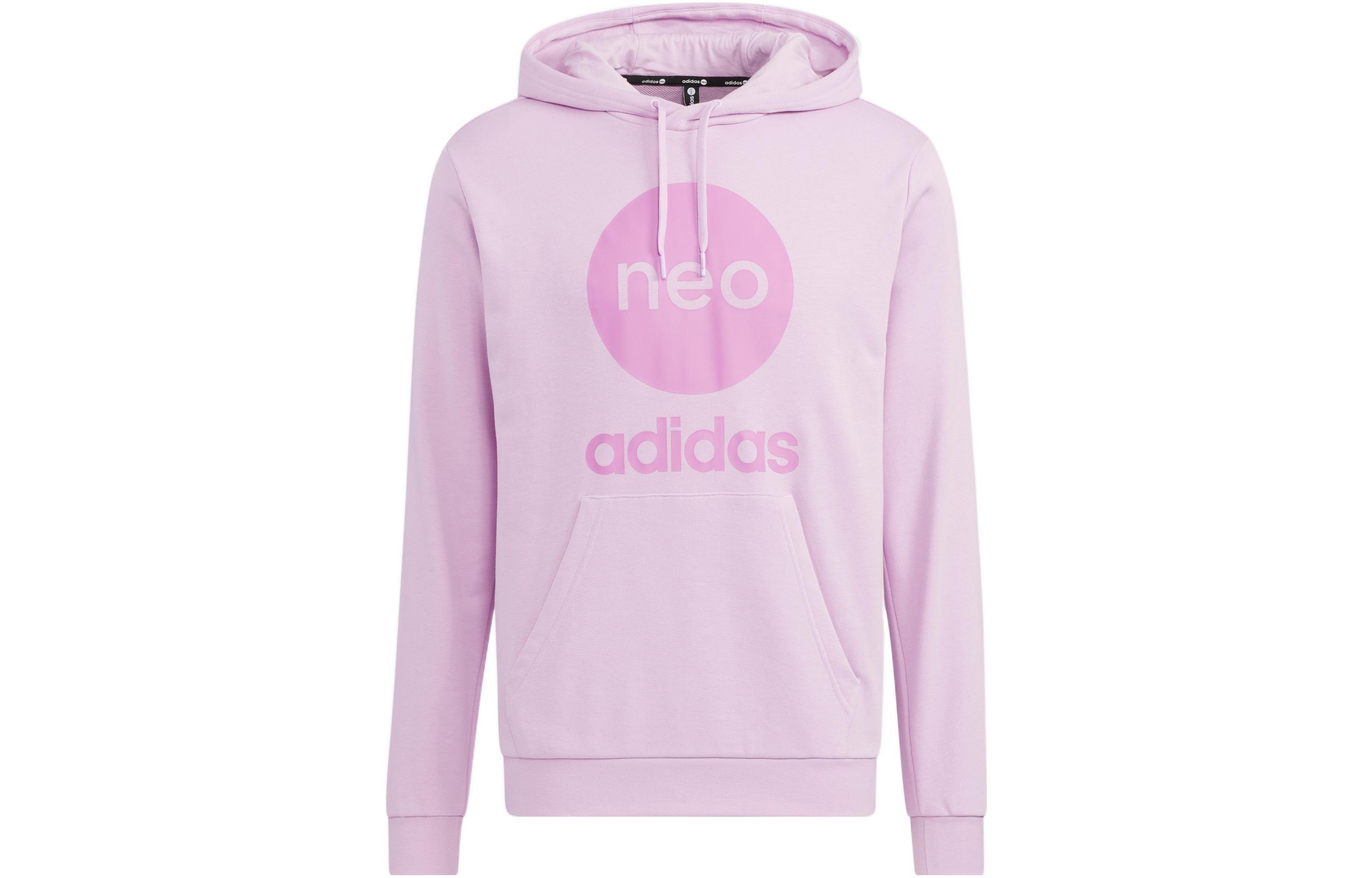 Adidas Neo Sweatshirts Unisex Purple Hooded Moderate Regular HM2003 XXXL