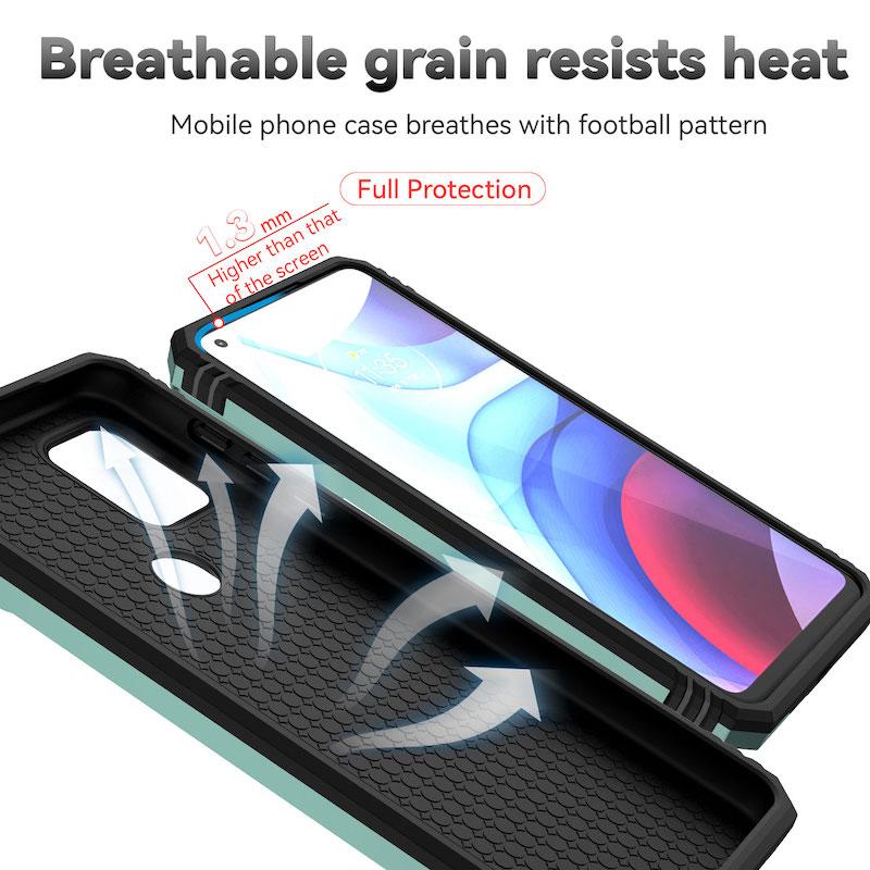 QWFür Motorola Moto G PURE G Power STYLUS Fusion Hülle Luxus Auto Magnetring Panzer Handyhülle für Moto PLAYSilikon Rückseite