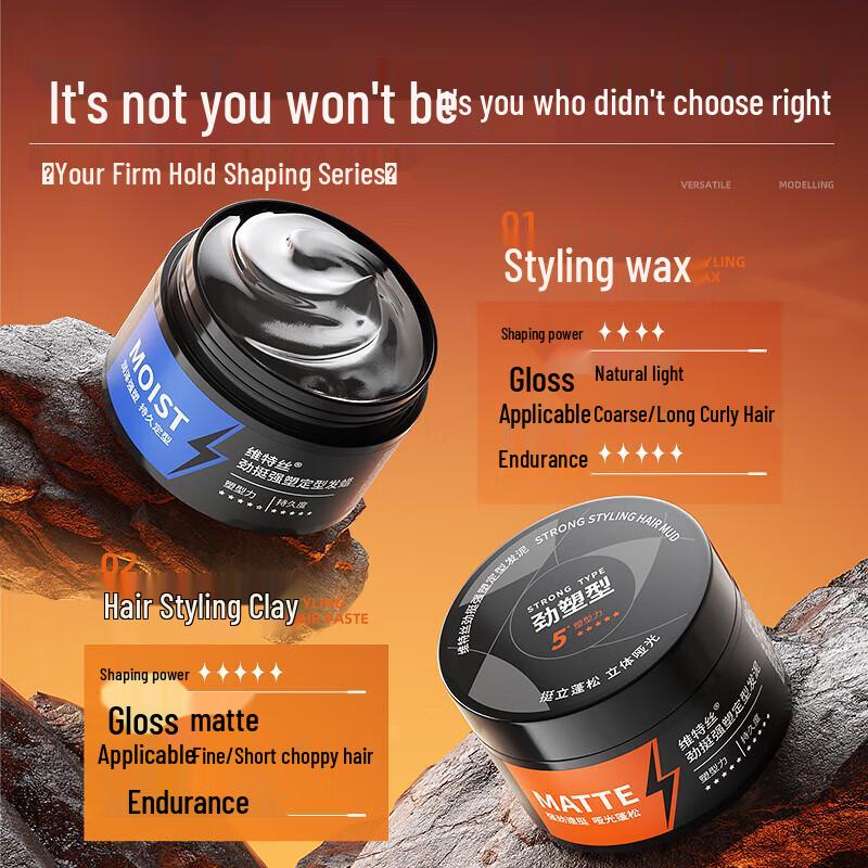 VTS Herren Stark Halt Haarstyling Wachs