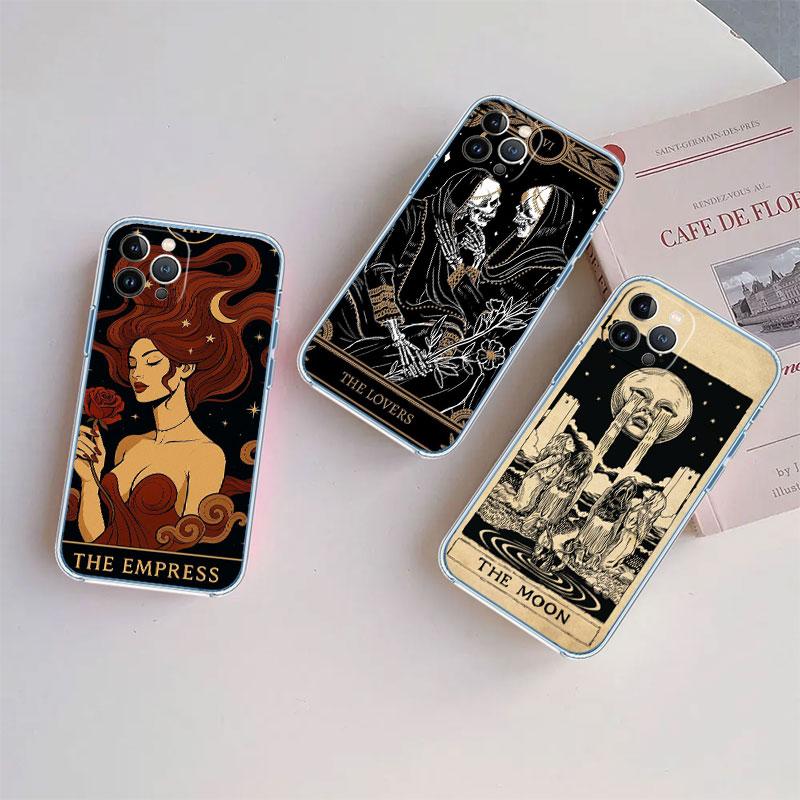 Witch Divination Tarot Moon Phone Case for Motorola Moto G10 G20 G30 G31 G32 G34 G35 G41 G42 G50 G51 G52 G55 G60 G60S