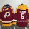 2026 Redskins Rugby Embroidered Fleece Hoodie 21 5 Team Sports Winter Warm Sweatshirt