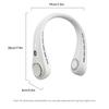 Portable Hanging Neck Fan Rechargeable Personal Neck Ventilator Digital Display Personal Cooling For Outdoor Travel Sports