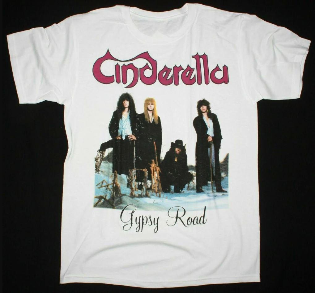 

Футболка Cinderella Band Gypsy Road Album Унисекс Хлопок Полный Размер QX584 L