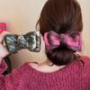 Bow Shaped Meatball Head Grab Clip Women's High-end Shark Clip New Unique and Beautiful Hairclip Fashion Hair Accessory Autumn