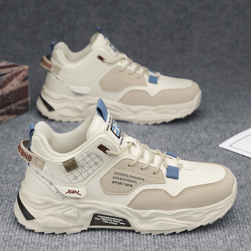 

Мужские летние повседневные ботинки 2024 года, кроссовки для бега, новые кроссовки для мужчин, дизайнерская платформа, уличные теннисные туфли для мужчин 39 бежевый