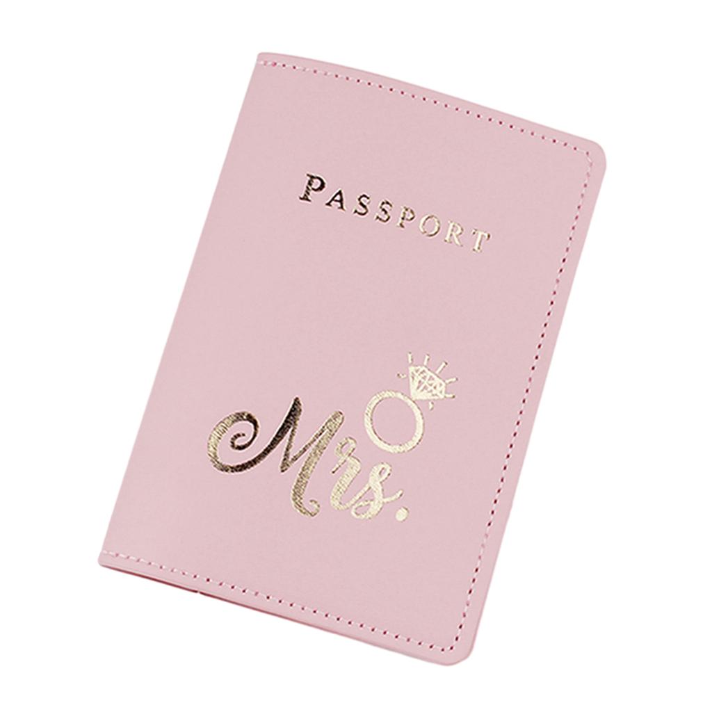 Simple Fashion Passport Cover Travel Passport Holder Wallet Gift PU Leather Card Case Cover Unisex