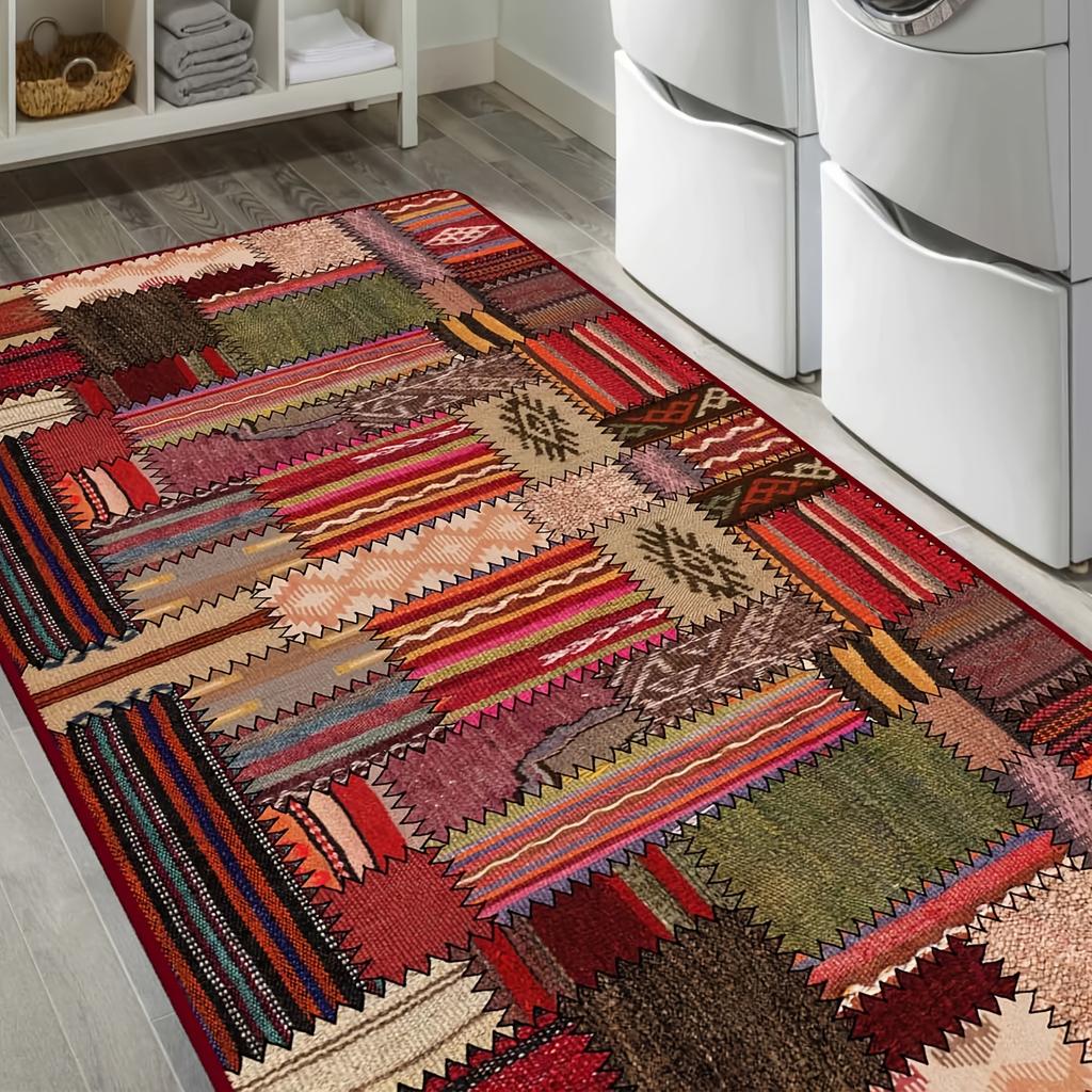 1pc kitchen floor mat, cat solid s floor mat thickened wear-resistant beautification suitable for kitchen living room porch