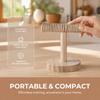 Natural Wood Bird Cage Stand T-Shape Design Quartz Sand Grip Parrot Perch Wooden Material Playground Structure Bird Play Gym
