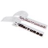 3D ABS Black Red Car Letters Logo V8 BITURBO Side Fender Badge Emblem Decal For Mercedes Benz AMG C63 E63S SL63 GLC63 G63 GLE63S