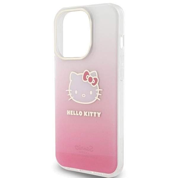 Etui do iPhone 13 Pro Max Hello Kitty Twarde Gradient Różowe
