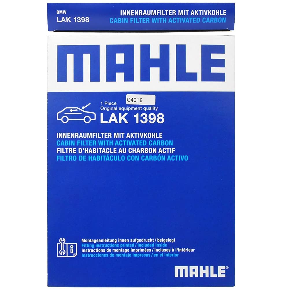 BMW Air Conditioning Filter - Deodorizing and Pollen Removal - Fits 3 Series, 4 Series, M3, X3, X3M, X4, X4M, Z4 (G01, G02, G20, G21, G22, G29, G80, F