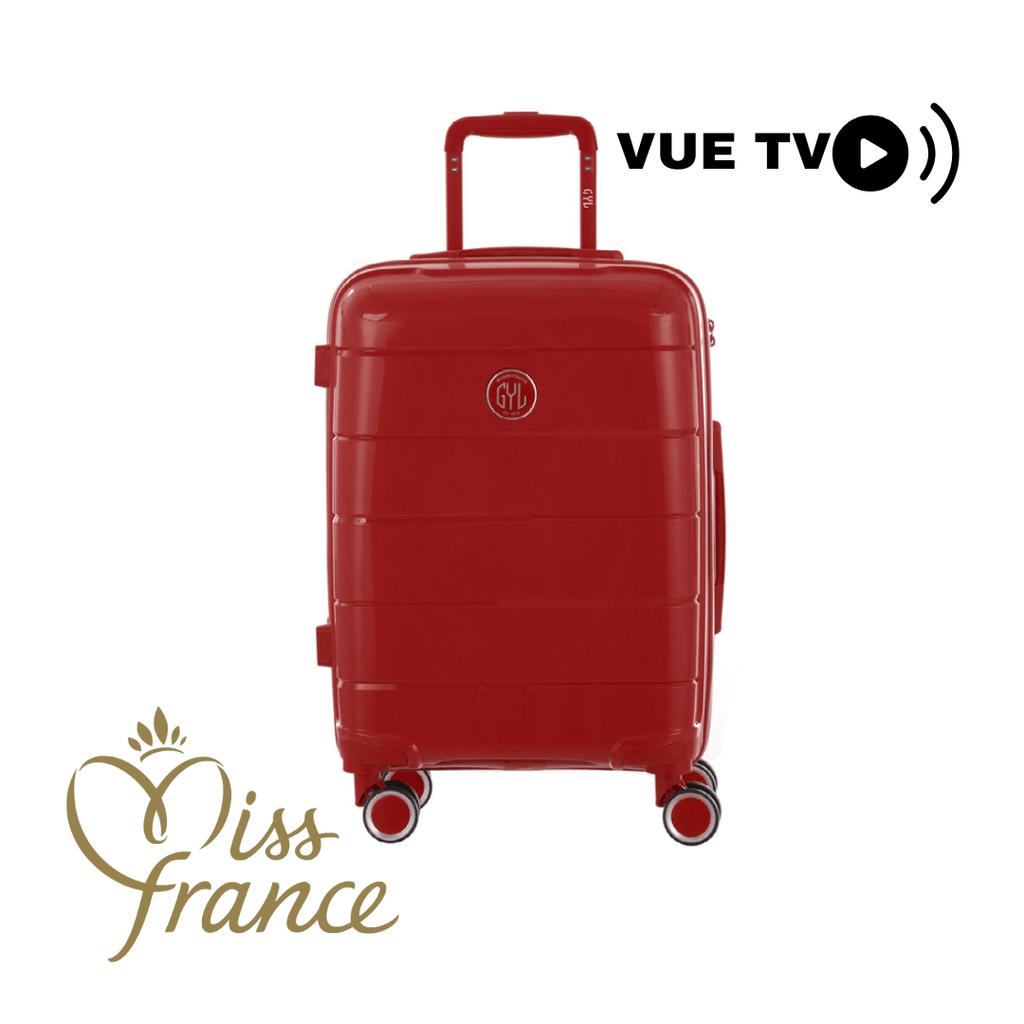 DARK RED CH3 CABIN HARD SUITCASE (SIZE S)