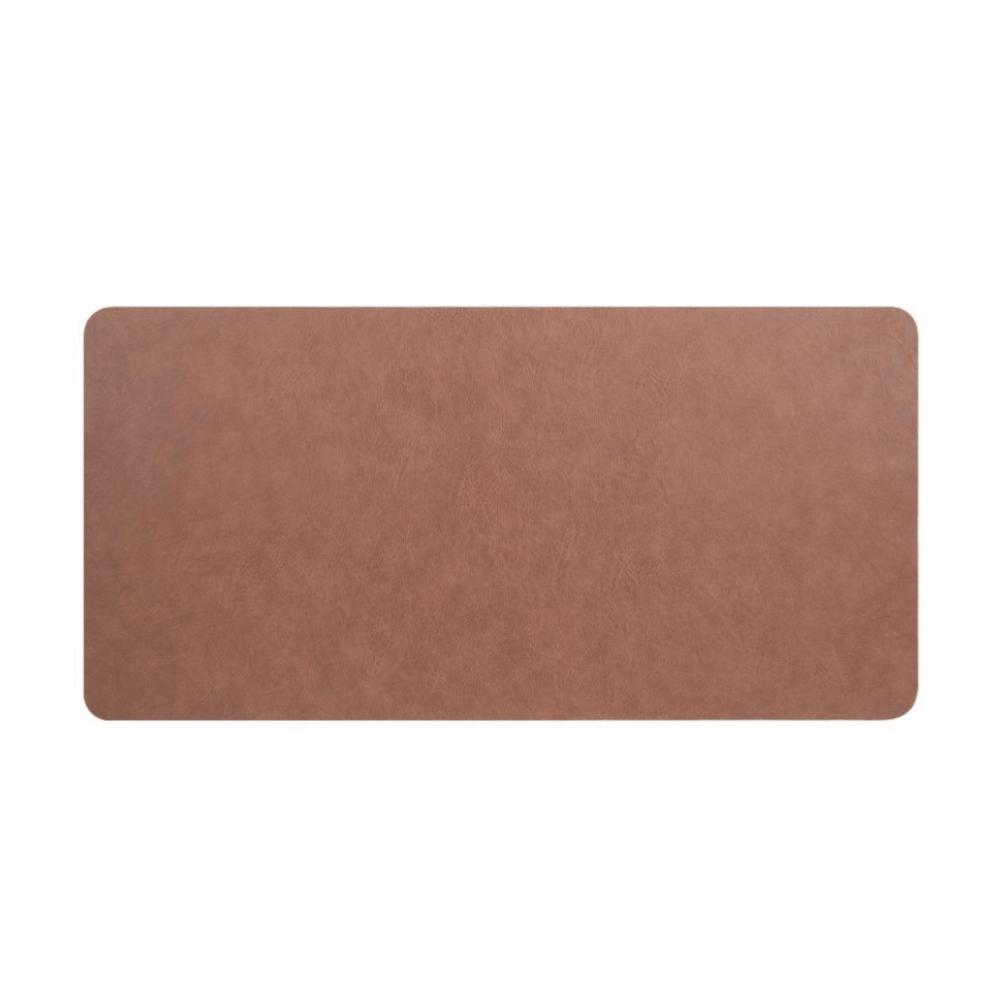 Cowhide Texture Computer Mat Double-Sided Mouse Pad Office Stationery Writing Mat  Study