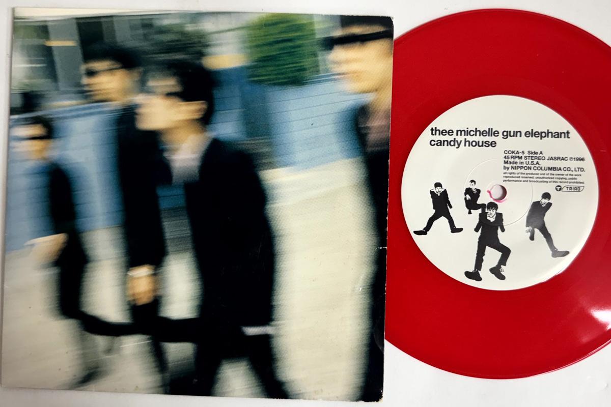 

7inch Record THEE MICHELLE GUN ELEPHANT Lily Slow COKA6PROMO COLUMBIA 1996 Japan Japanese PopRock Used