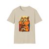 Unisex Soft-style Crazy Squirrel T-Shirt - Cartoon Animal Graphic Tee