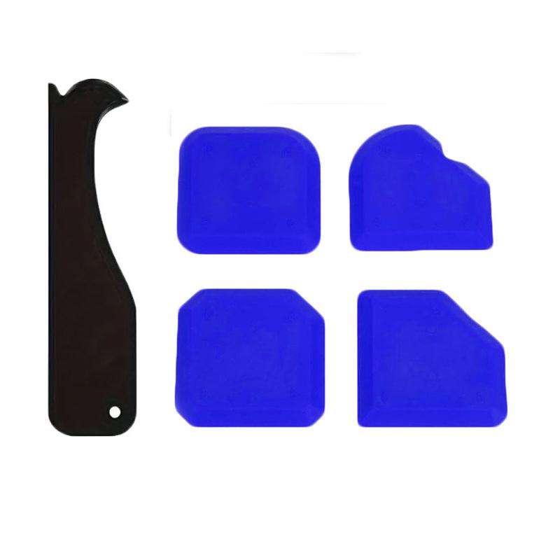 4-Piece Silicone Sealant & Caulking Tool Set - Cleaner, Finisher, & Corner Scraper